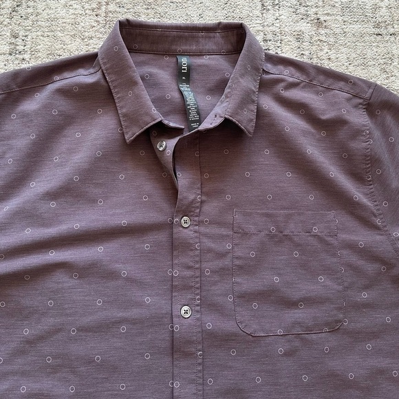 Vuori Men's Casual Button Down Shirt - Dark Brown - Picture 3 of 8